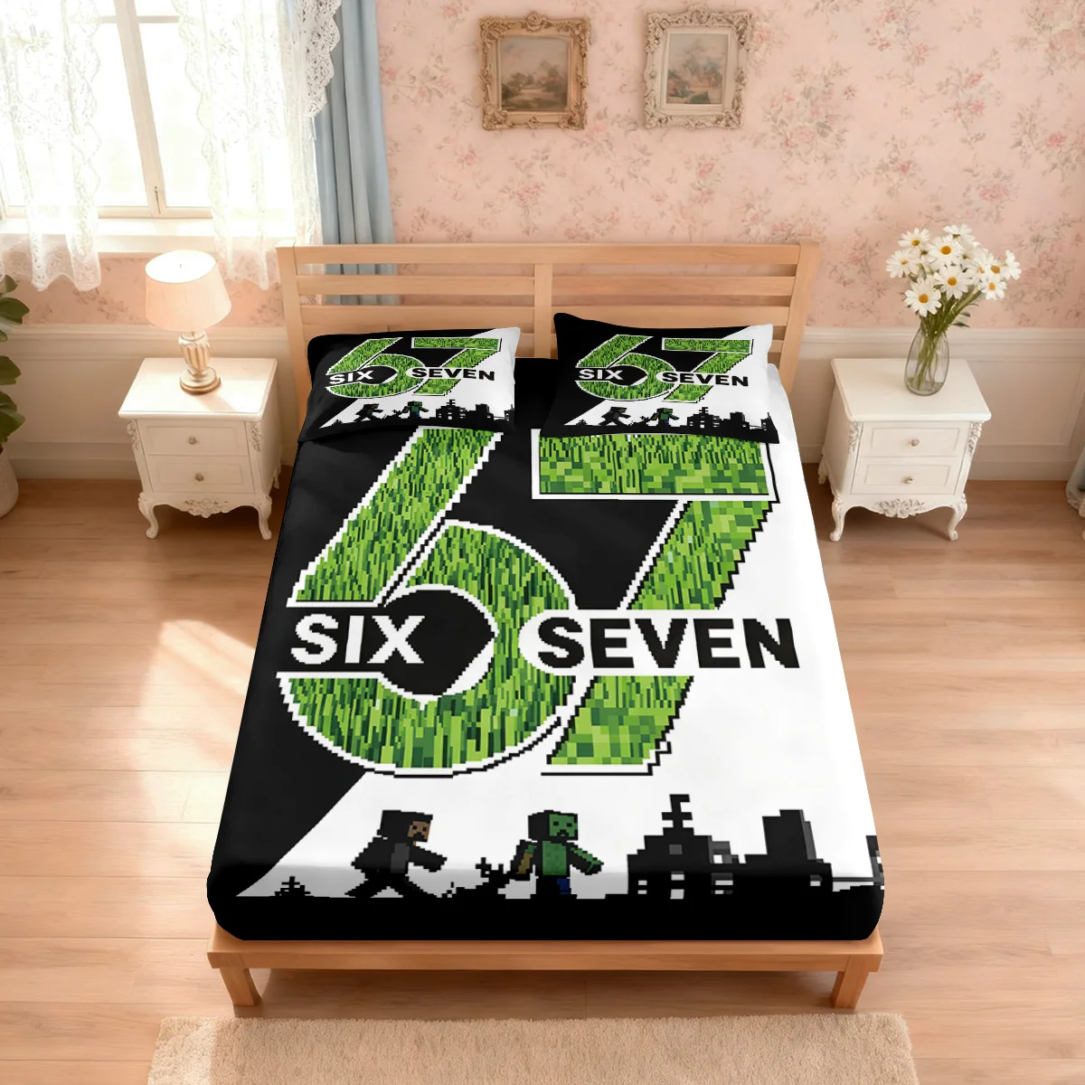 3Pcs Pixel Style Bu…