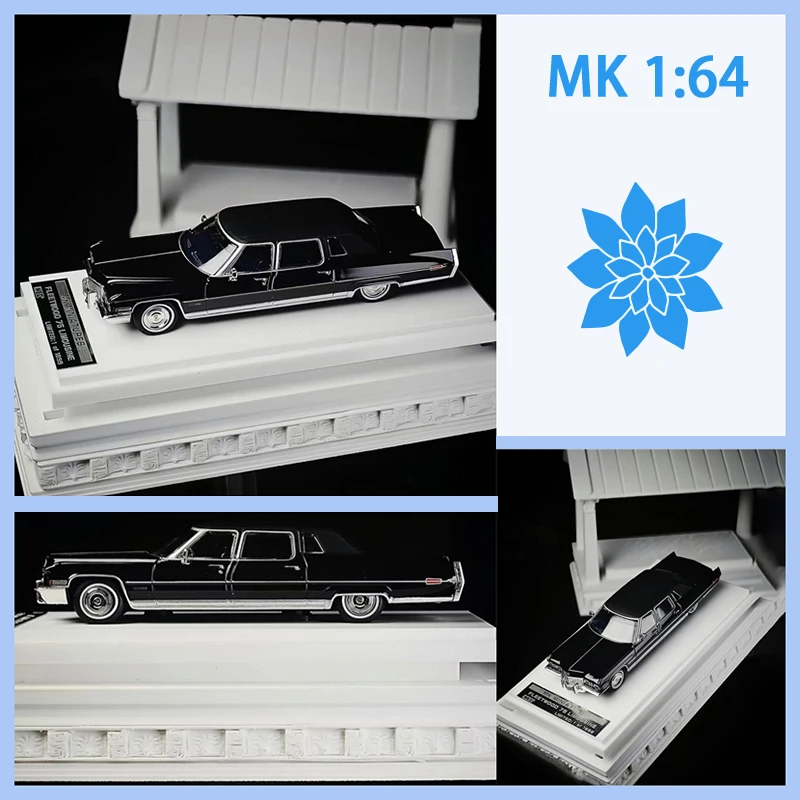 

MK Model 1:64 Scale Cadi Fleetwood 75 Alloy Car Model Static Decoration Collectibles Gift Toys