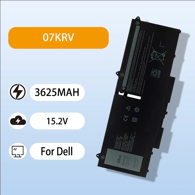 

Replacement H4PVC Battery For Dell Latitude 7430 7530 07KRV 15.2V 3625mAh Rechargeable Laptop Battery