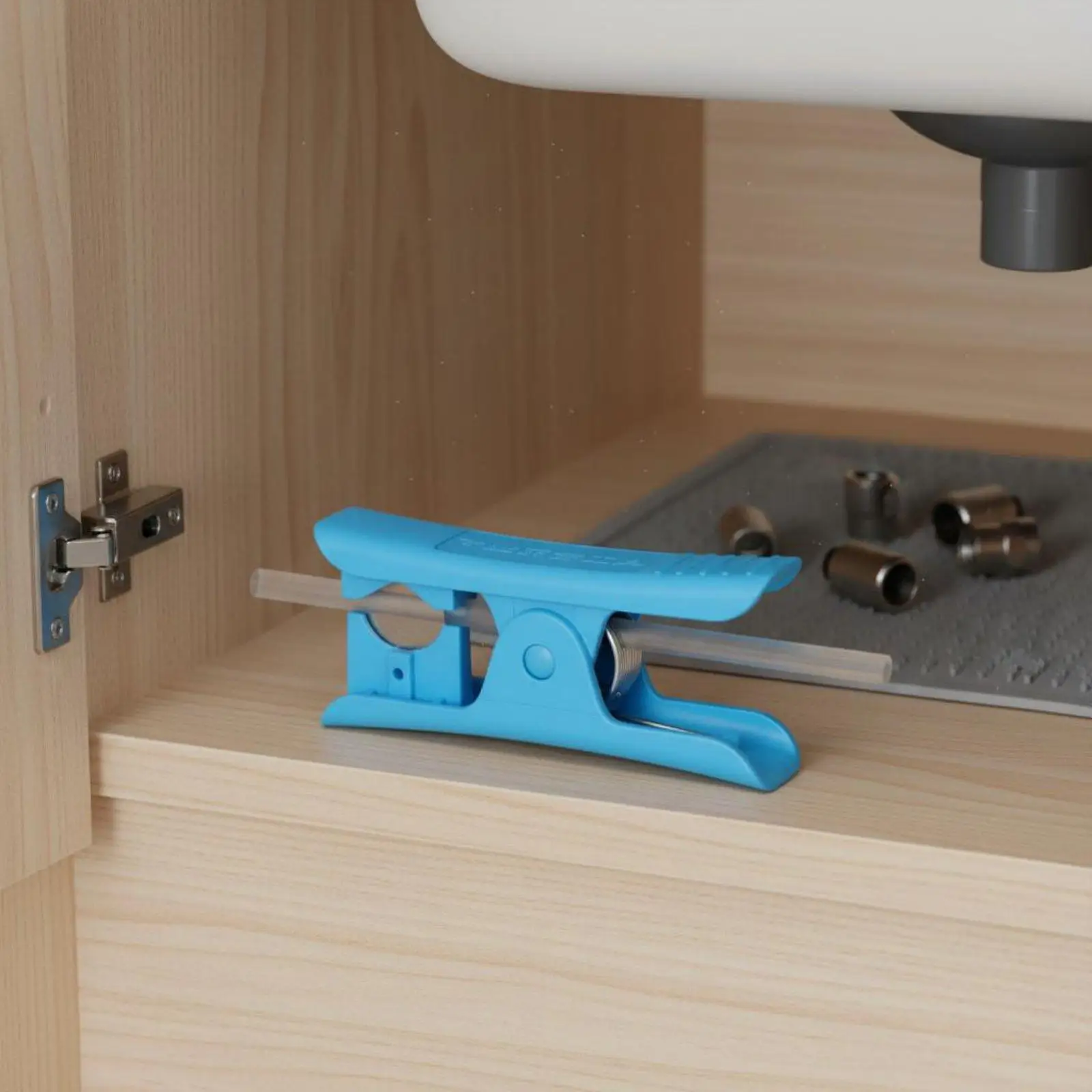Pe Tube Cutter Smooth Cutting Performance Portable Pipe Cutter Reliable Plumbing Helper for Purifier and Dispenser Lines
