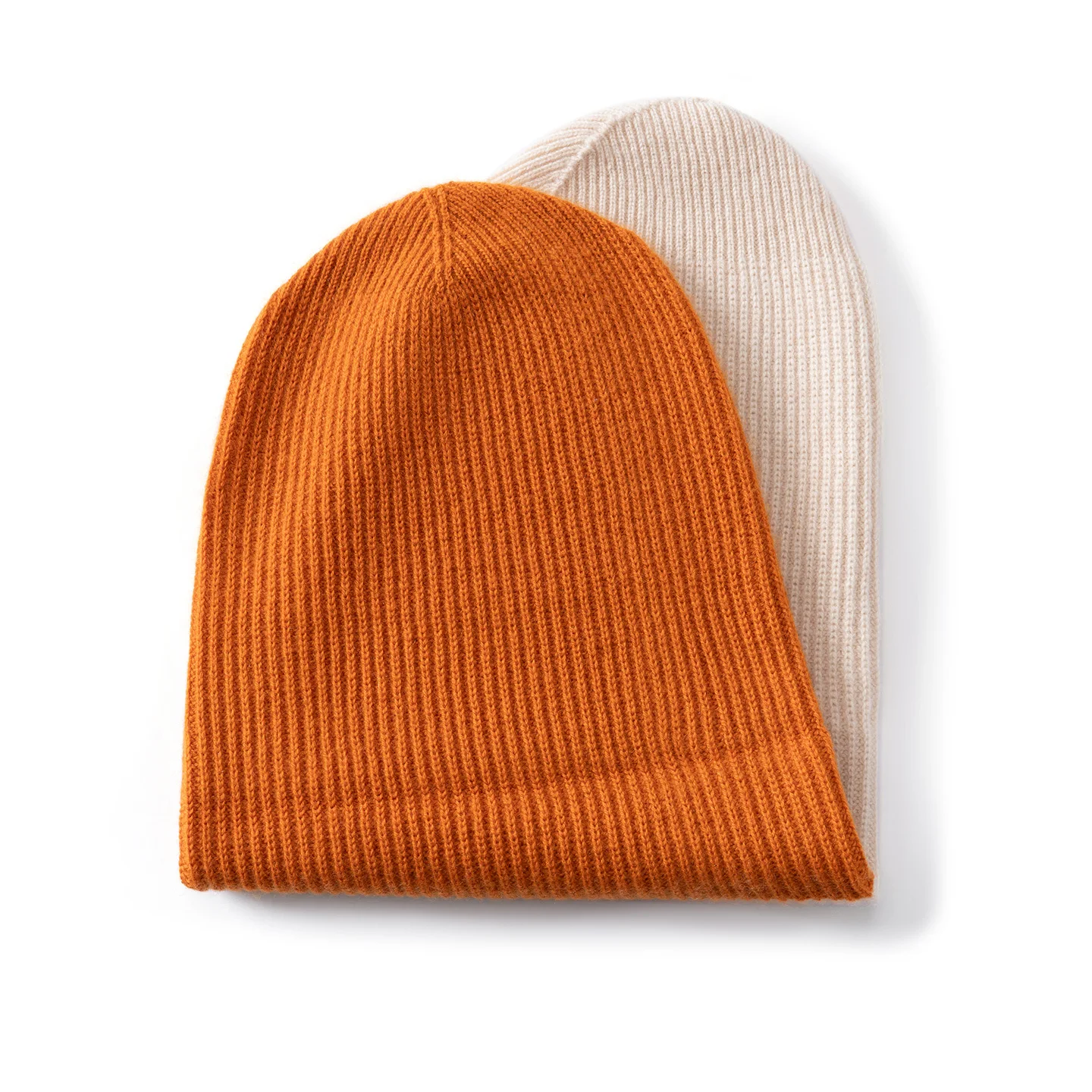 Beanie Cuffed Knit - CASHMERE Material Winter Hats For Women/Men