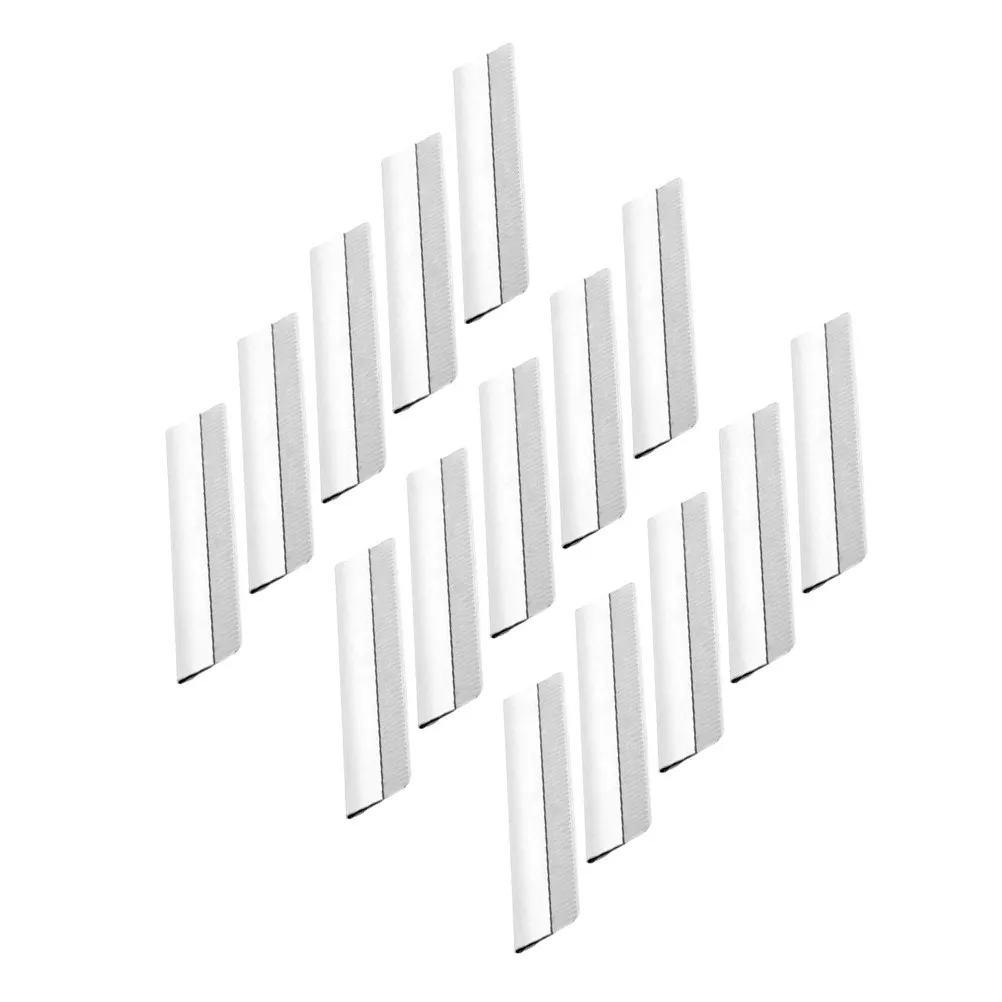 

100 шт. бритв для бровей с защитной сеткой, лезвия из нержавеющей стали для гладкой кожи без раздражения в любое время и в любом месте