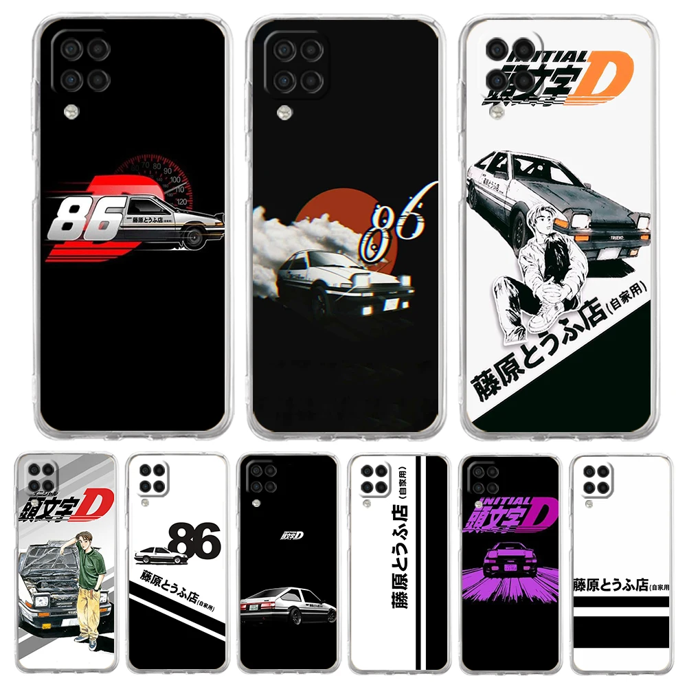 غطاء ناعم لهاتف سامسونج جالاكسي A17 A25 A23 A22 A52S A52 A55 A72 A51 A71 A31 A13 A07 5G حافظة هاتف شفافة أولي D AE86 حقائب