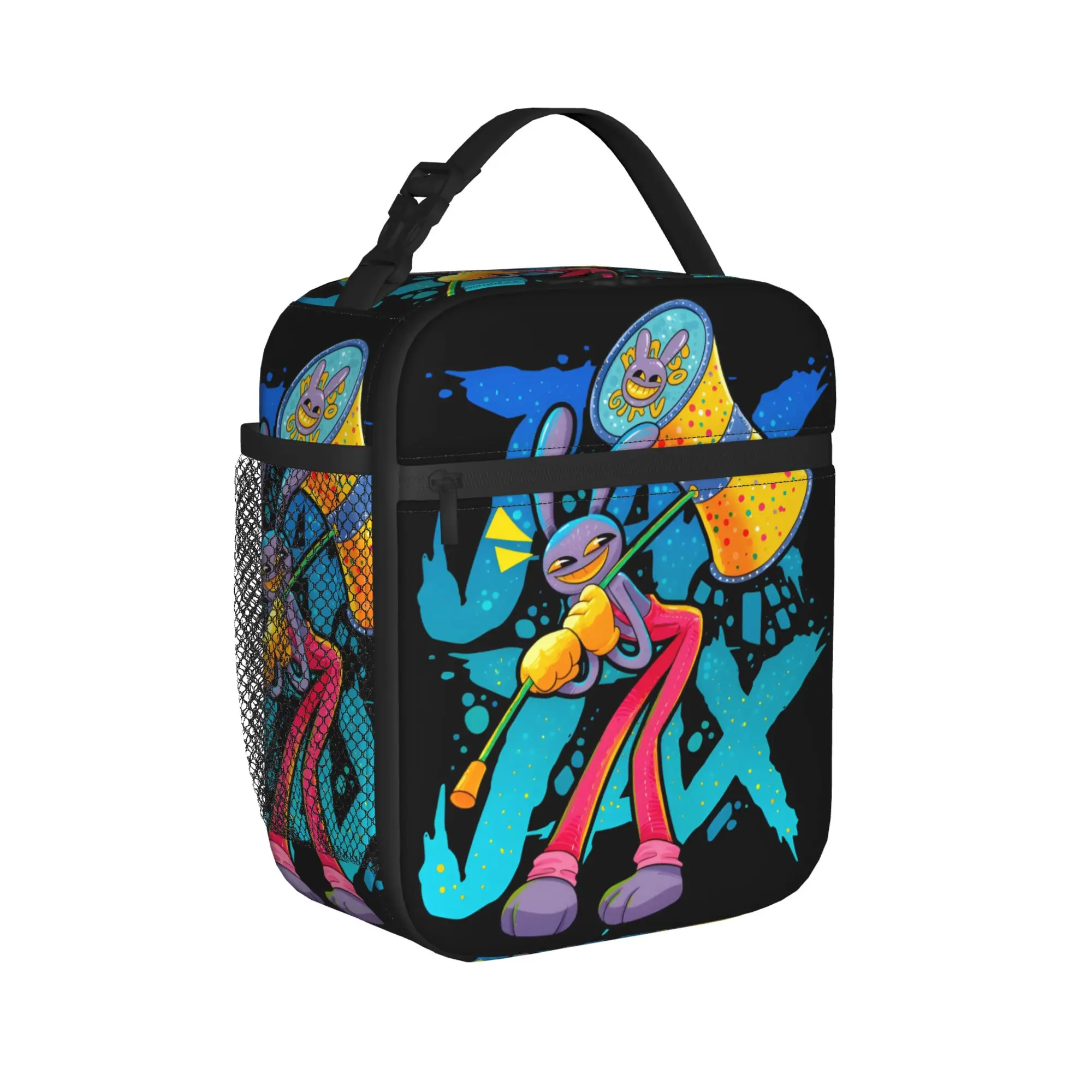 Jax Cartoon Digitals Circus Thermal Insulated Lunch Bags for Picnic  Reusable Food Bag Cooler Thermal Lunch Box