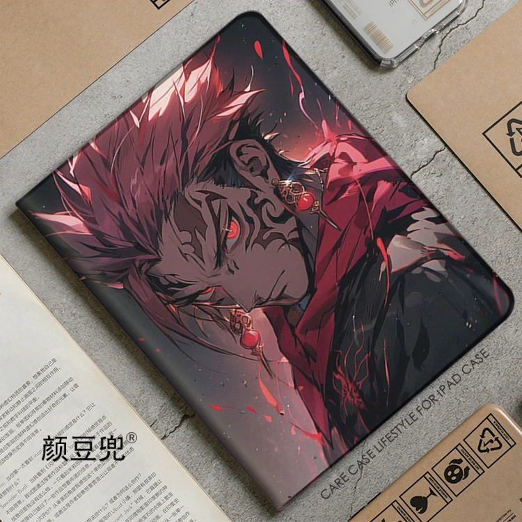 

Itadori Yuji Anime Jujutsu Kaisen For iPad Air 4 5 10.9 Mini 3 5 6 For Pro 12.9 11 Luxury Silicone Case For iPad 10th Protective