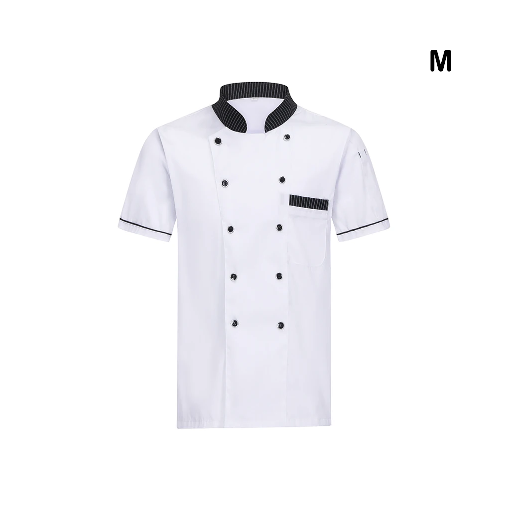 Chef Uniforms Chef Coat Breathable Working Restaurant Cooking Clothes