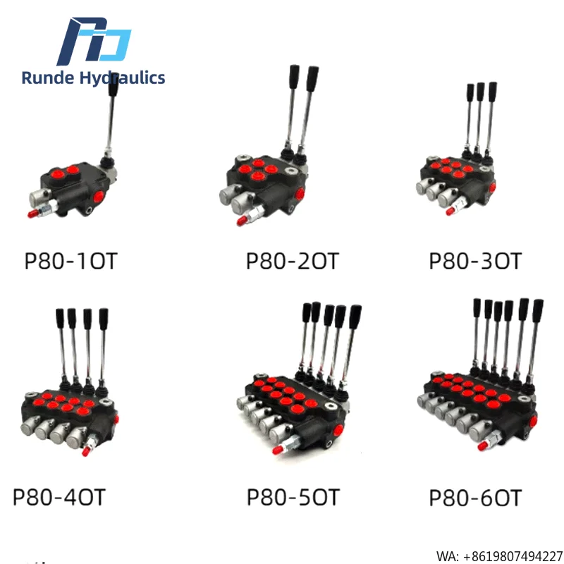 Bulgarian-style P40/P80/P120 Series Integrated High-pressure Direct-acting Relief Valve Multi-way Directional Valve