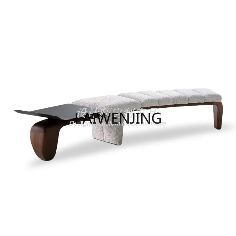 

MJY atmosphere living room solid wood sofa stool creative entrance stool art bedside stool club bench