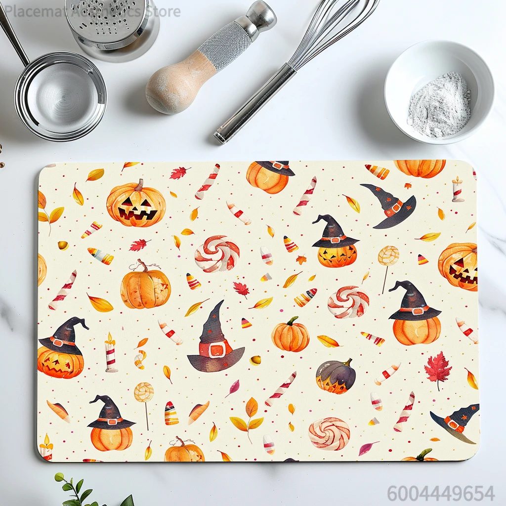 Coffee Cup Drying Mat Candy Hat Leaves Non-slip Absorbent Mat Diatoms Tableware Kitchen Counter Drain Mat Coffee Bar Drain Mats