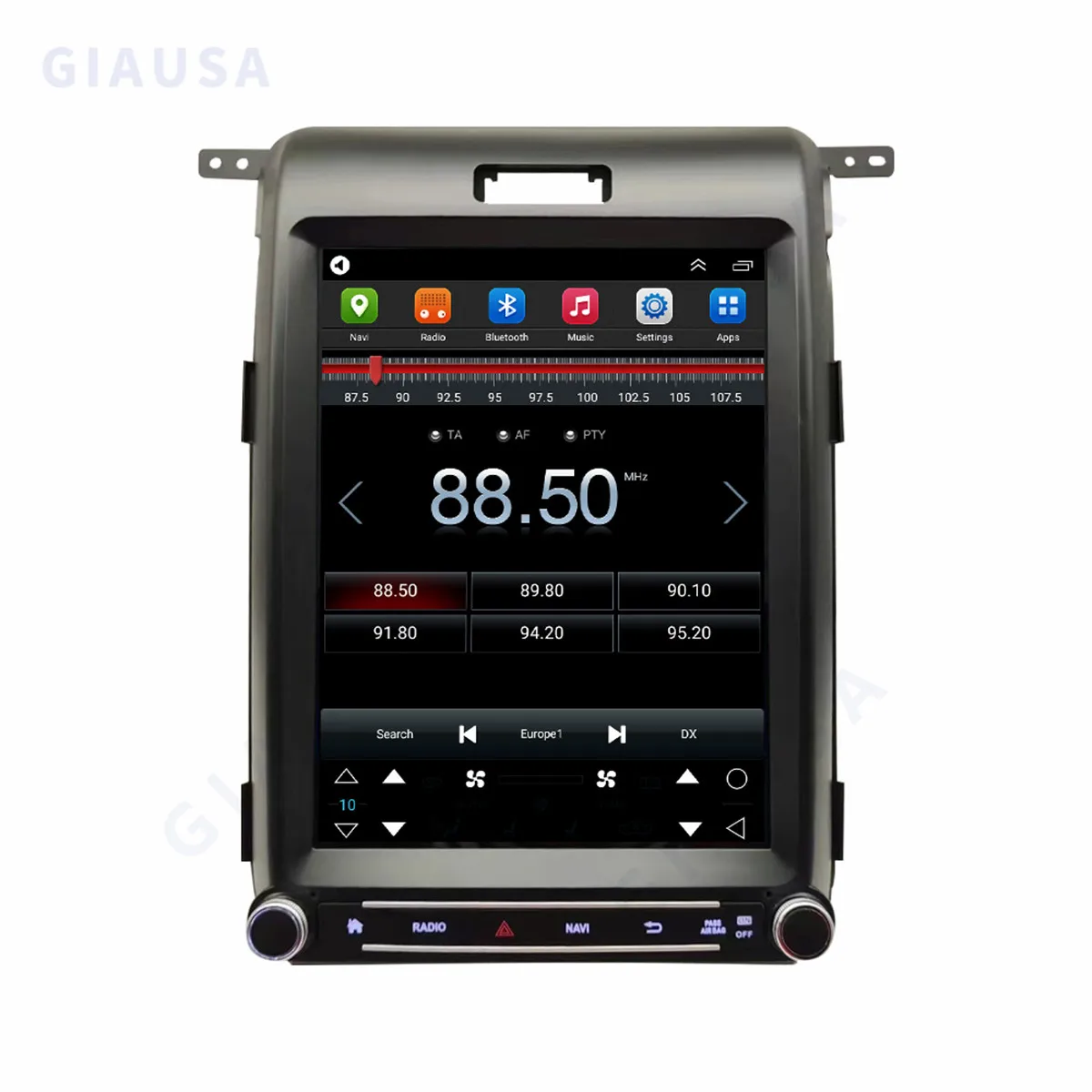 

Vertical screen Octa Core 4GB RAM 64GM ROM Android 13.0 Car DVD GPS Player Deckless Car Stereo For Ford Fiesta 2009-2015 Radio