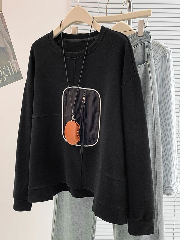 Suda Hoada Informal de Manga Larga para Mujer, Estilo Otoñal, Versátil, de Aodón, para Damas