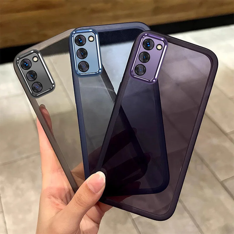 For Oppo A5 4G 5G Case Orrs Oppa Opo A 5 Soft Silicone Transparent Back Cover Camera Len Protection Shell Coques Case Caracase