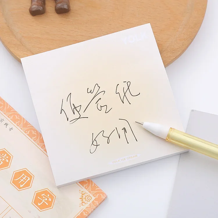 Student School Office Stationery Supplies Planner Notebook Scrapbook Design Materials Gradient Color Sticky Notes