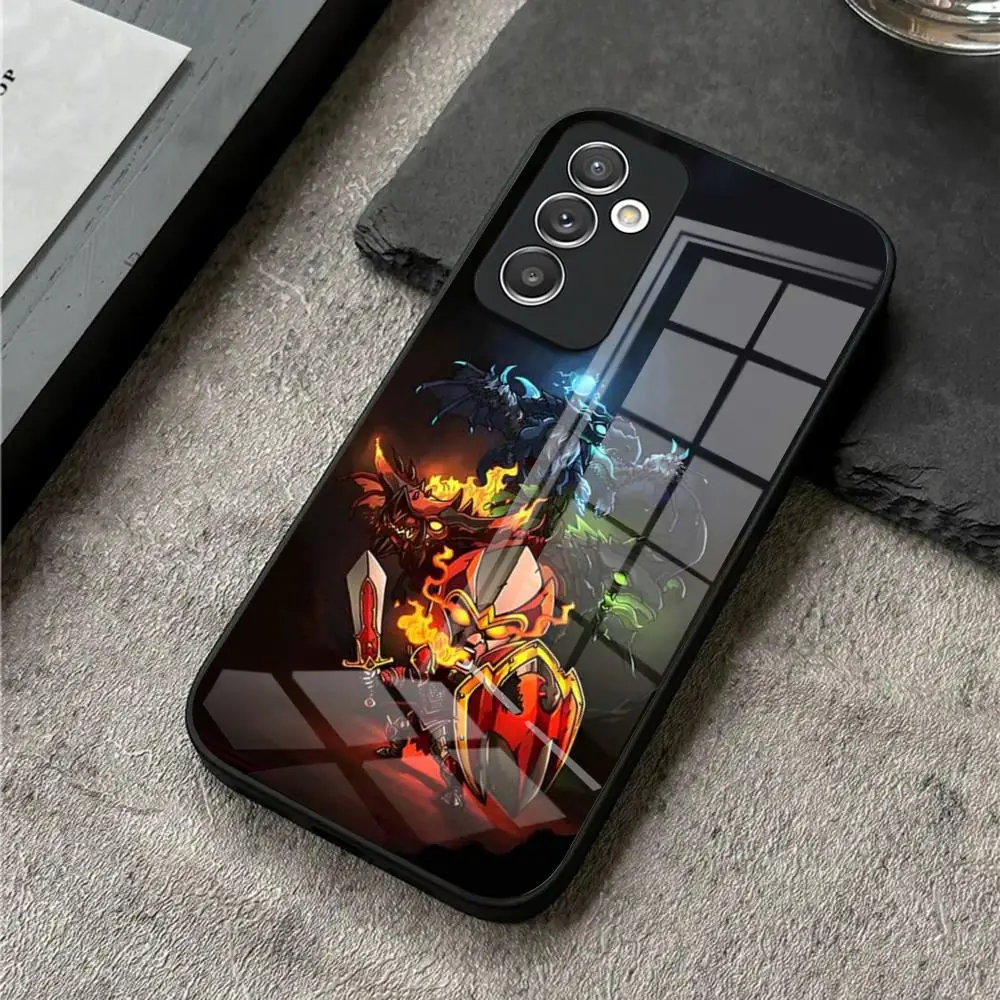 GX60 Dota 2 Juggernaut Sven جراب هاتف ل S24 Ultra سامسونج S23 Fe S25 S22 S20 S21 Plus Galaxy A54 A34 A24 A53 A16 غطاء زجاجي #4