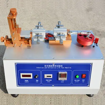 Horizontal Plug Pulling Force Life Testing Machine - Electrical Connectivity Test Equipment