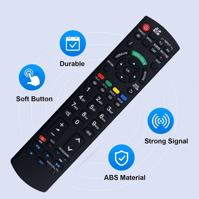 N2QAYB000496 Replace Remote For Panasonic Viera LCD TV TH-L32D25A TH-L32S25A TH-L37D25A TH-L37S25A TH-L42D25A TH-P42V20A