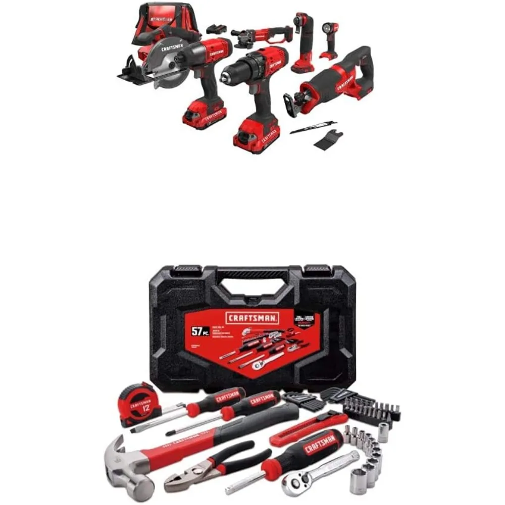 V20 Cordless Drill Combo Kit, 7 Tool (CMCK700D2)