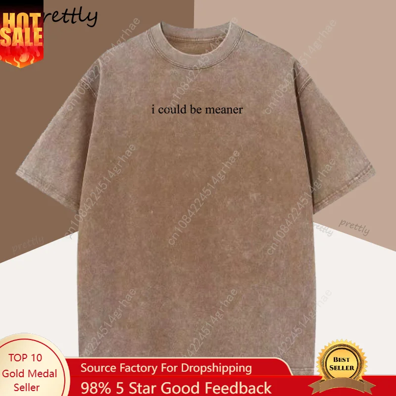 

Fun print casual fashion loose T-shirt made of pure cotton high-quality short-sleeve style