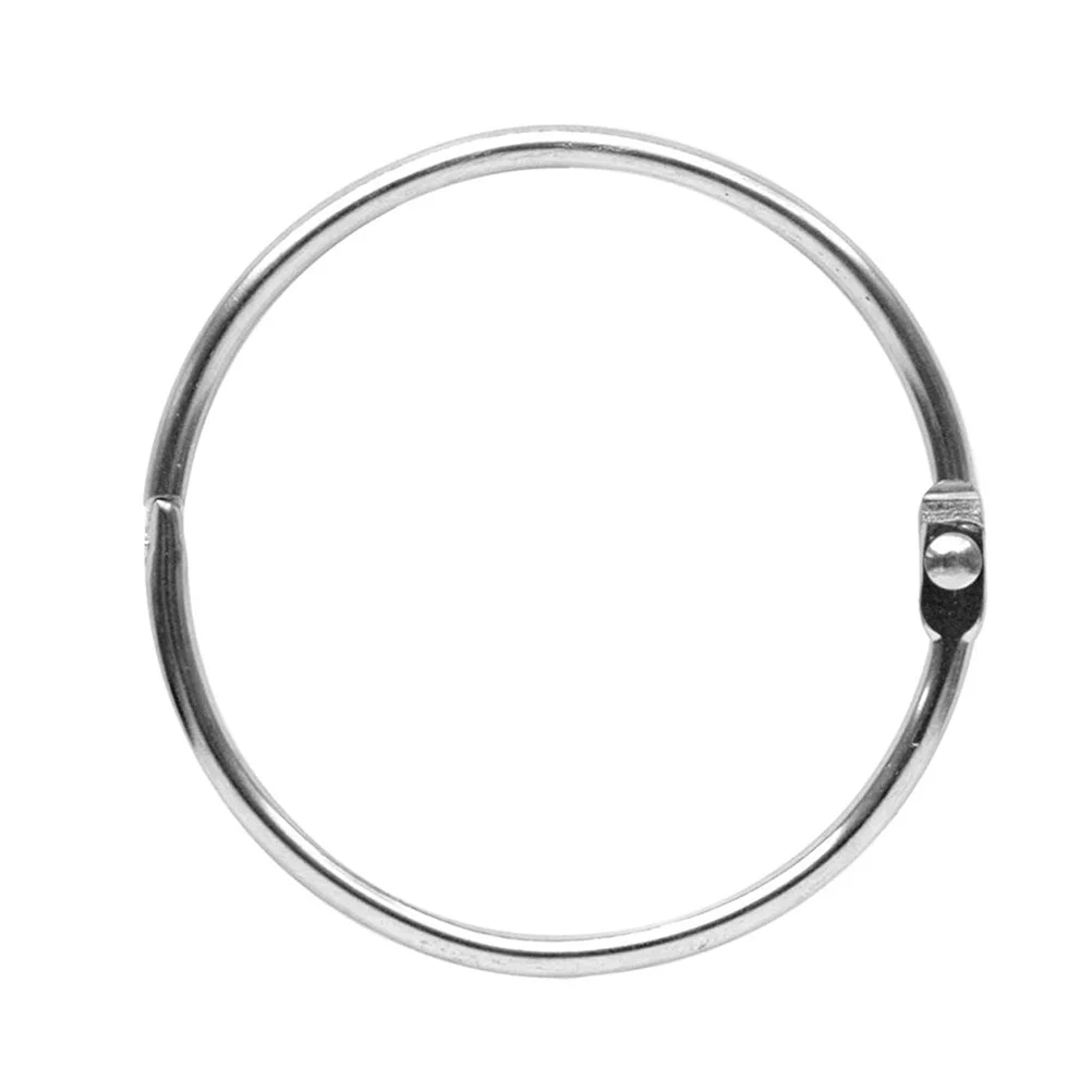 

50Pcs 30mm Metal Split Circle Rings DIY Photo Album Rings Keys Jewelry Crafts Stationary Accessories Cards Circles
