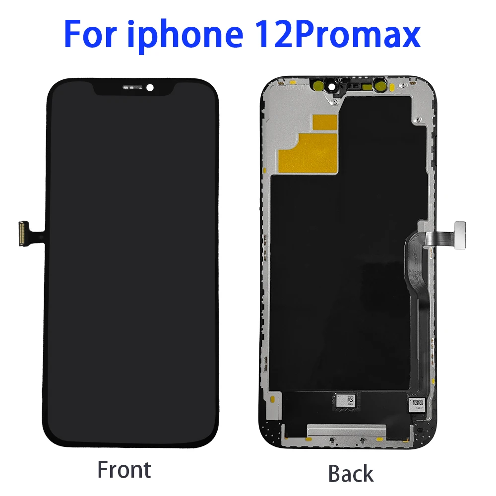 True Authentic OLED Display for iPhone 12 12pro 12 mini 12 pro max  LCD Touch Screen Digitizer Replacement With Tools+ Adhesive