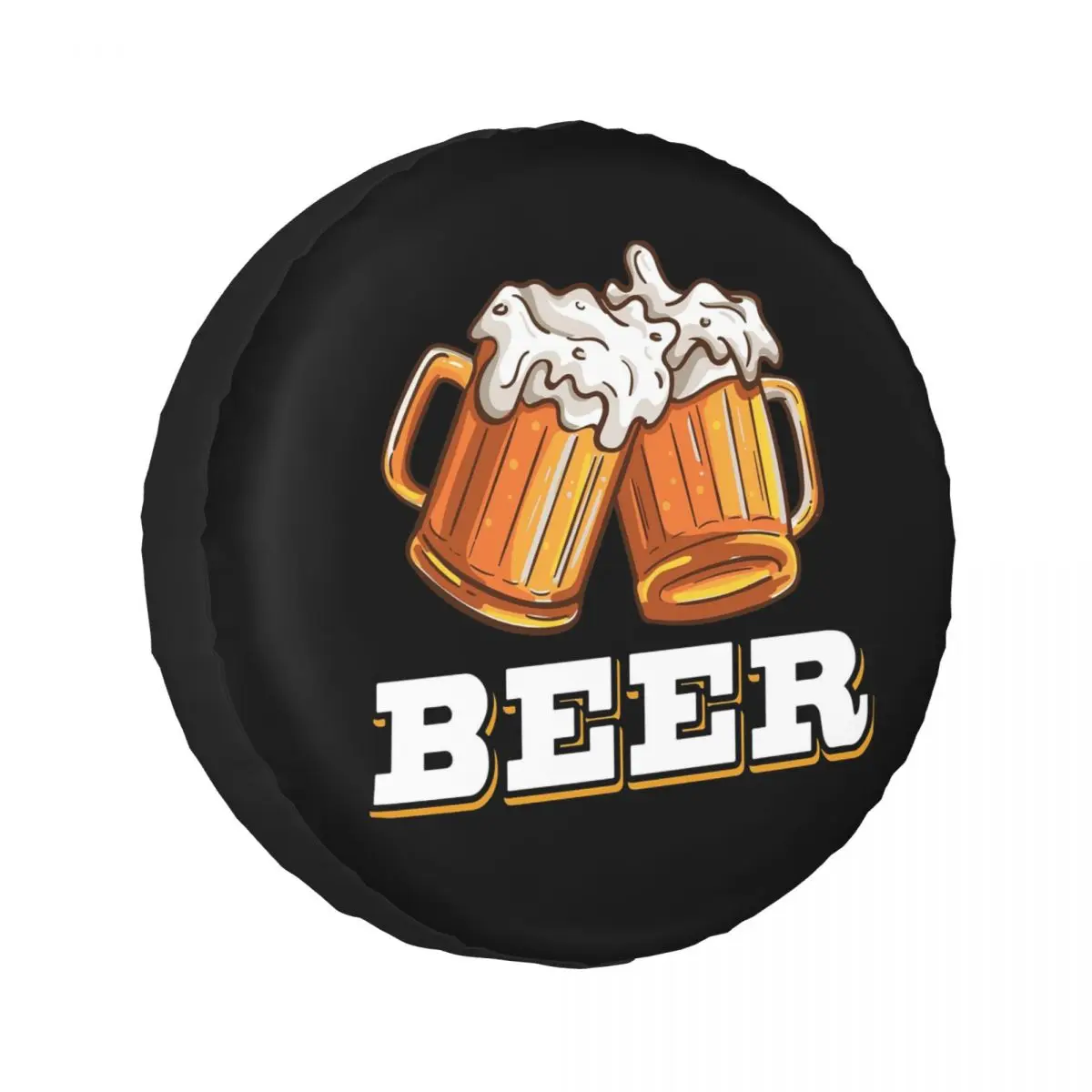 Custom Beer Lover Spare Tire Cover for Car Mitsubishi 4x4 Wheel Protector Covers 14