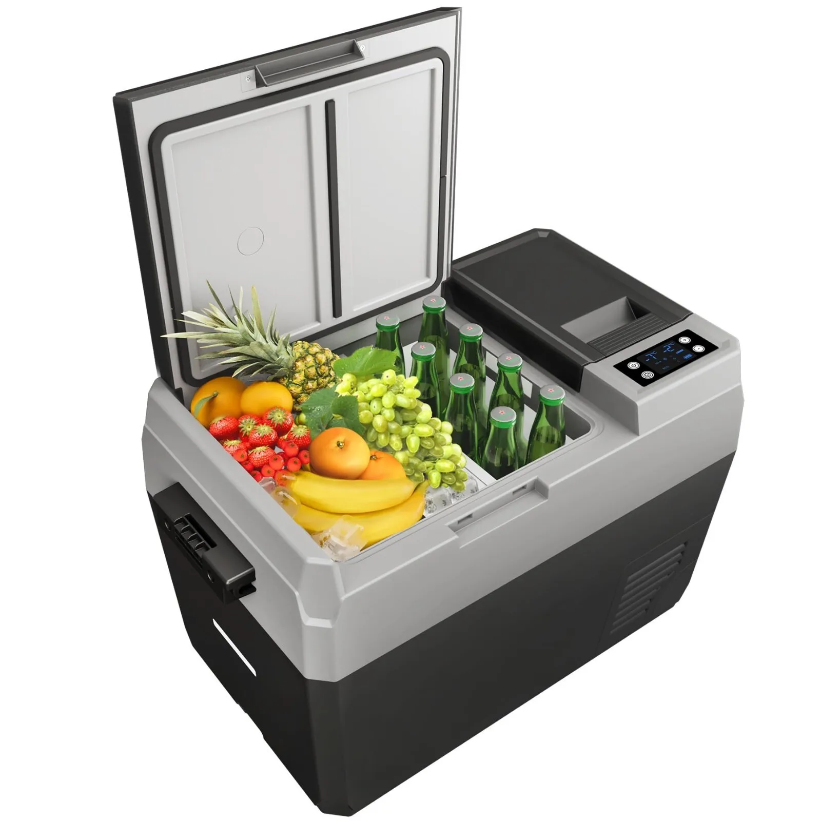 

30QT Portable Car Refrigerator Freezer Compressor Cooler Dual Zone 12V