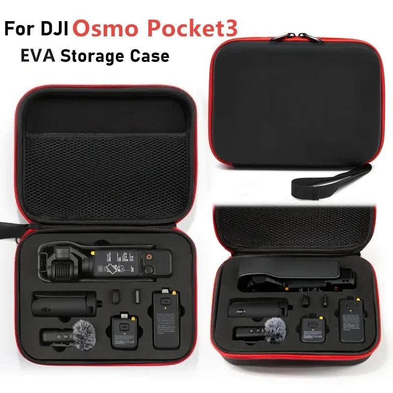 Für DJI Osmo Pocket 3, Aufbewahrungstasche, tragbare Kamera-Zubehör-Handtasche, kompaktes und langlebiges Design für einfache Transportreisen