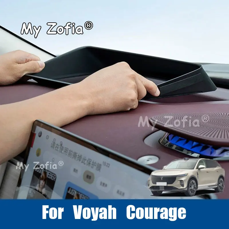 Clear Transparent Car HUD Head Up Cover Anti Dust Anti Glare Anti Scratch Interior Accessories For Voyah Courage 2025 2026