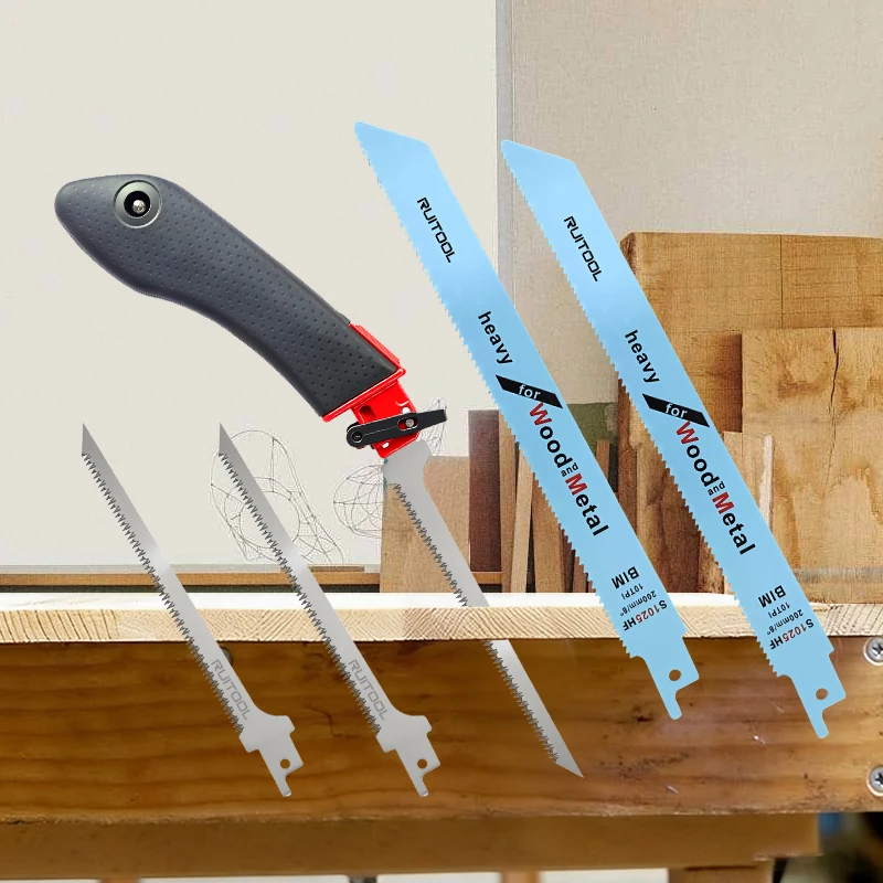 

Набор сабельных пил с эргономичной ручкой для резки дерева и металла резки гипсокартона DIY обустройство дома быстросменный механизм