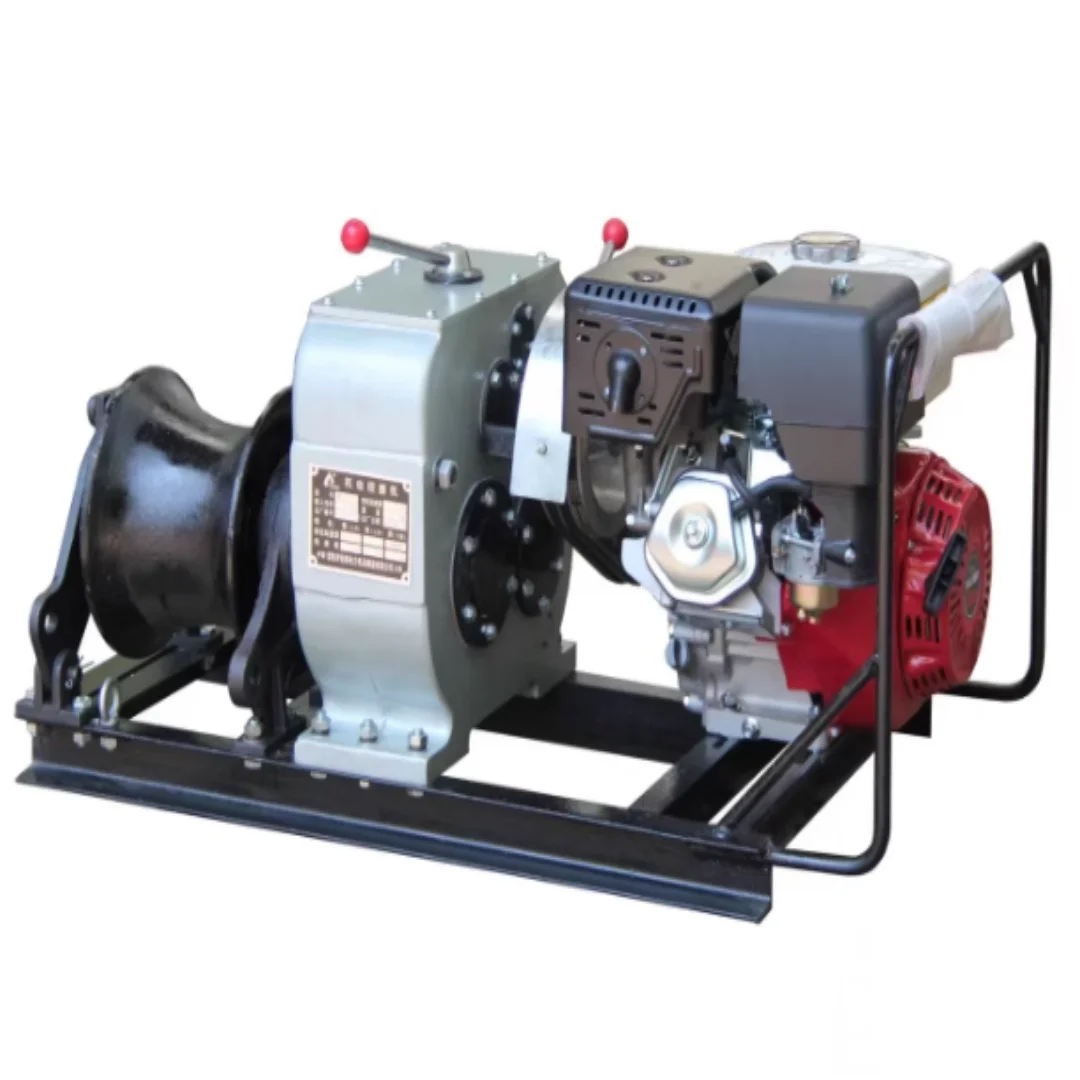 

Large reel cable winding and grinding cone winch cable winding machine threading machine diesel cone winding machine