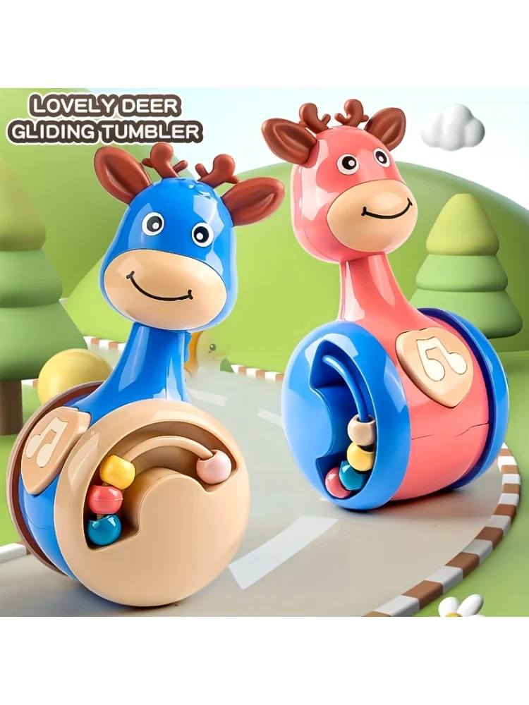 Roly Poly Baby Toys od 6 do 12 miesięcy, zabawki z woblerem dla niemowląt dla chłopca i dziewczynki - idealne do uczenia się wspinaczki i wczesnej edukacji! — zdjęcie 2