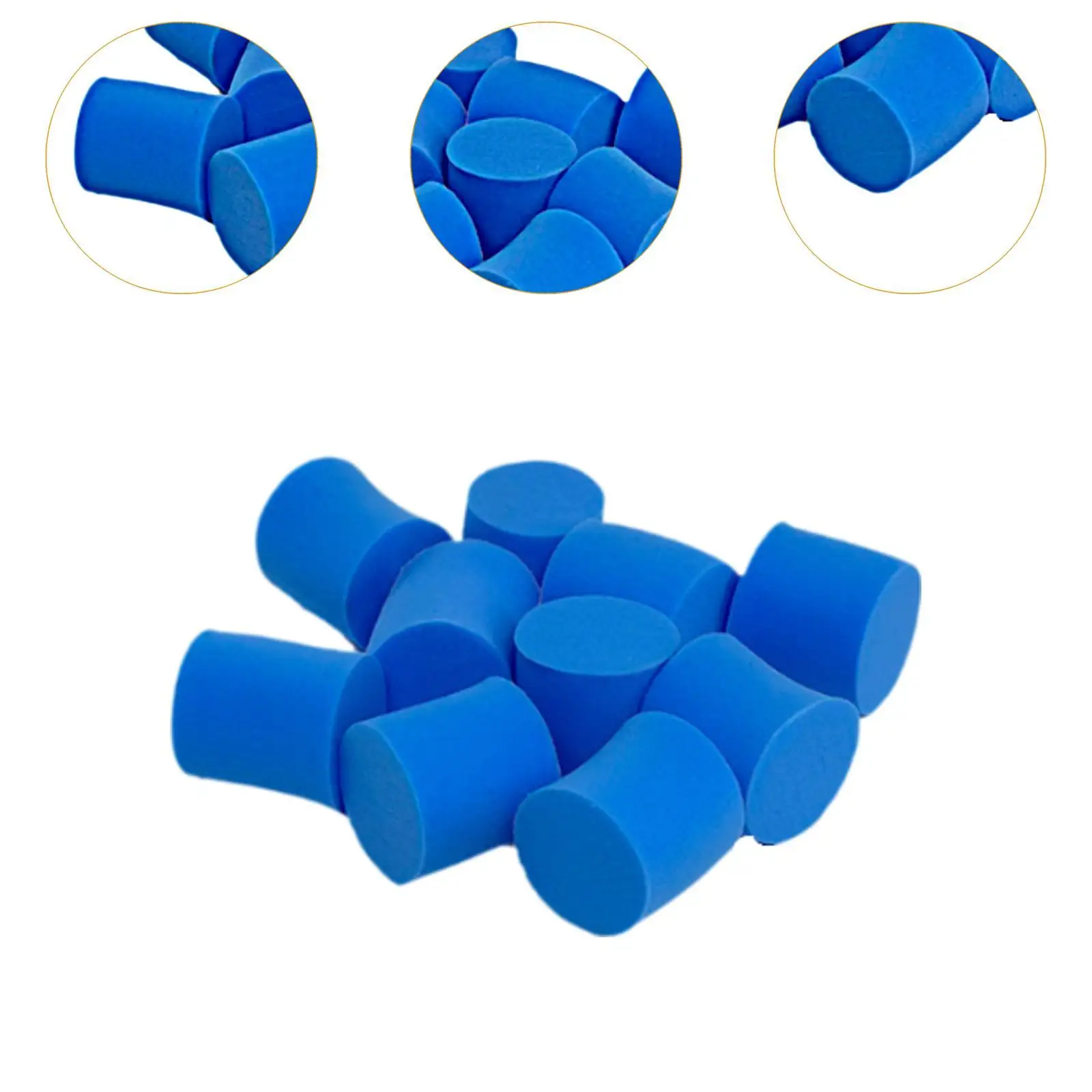 10 Pieces ANT Farm Plugs ANT Habitat Moisture 15mm 18mm Feeding Sponge Plug for ANT Nest Pva ANT Farm Test Tube Sponge Plug