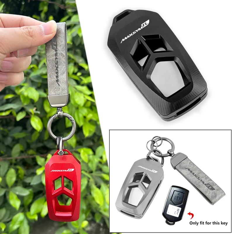 For SYM Maxsym TL500 TL508 MAXSYM 400 TL 500 508 2020 2021 2022 2023 CNC Accessories Motorcycle Key Case Cover Keyring Keychain