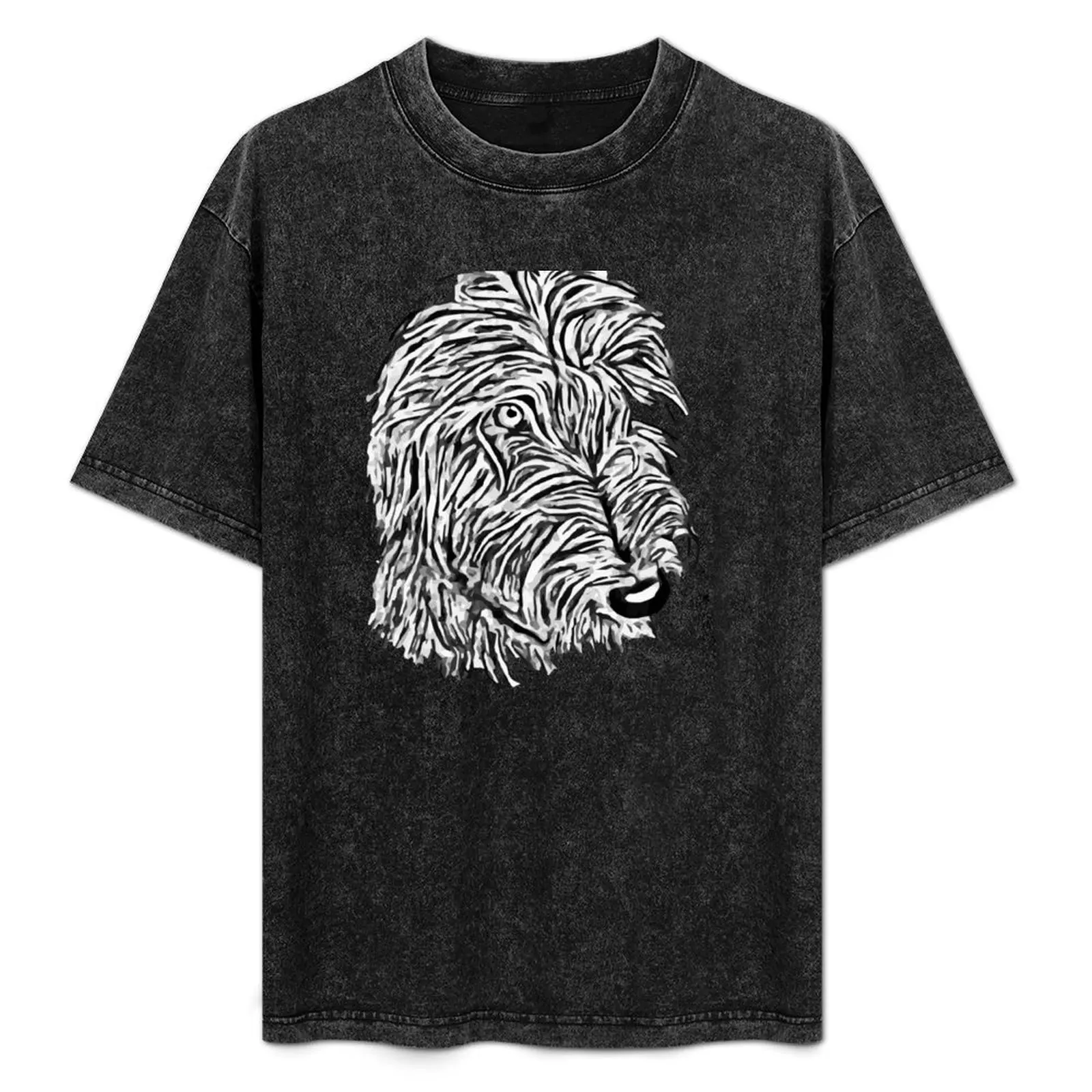 

Scruffy dog T-Shirt Daily Casual Short Sleeve Tee Shirt