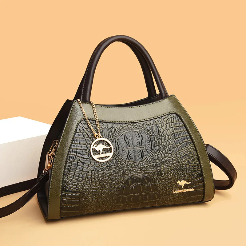 Casual Tote Luxury Leather Handbags Purse Women Bag 2024 Designer Messenger Shoulder Crossbody Bag for Female Shopper Sac A Main