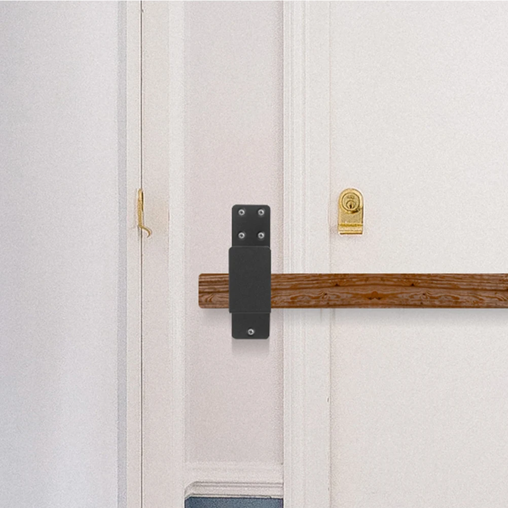 

1 Set Heavy Duty U-Shaped Door Barricade Bracket Steel Security Bar Holder For Front Garage Barn Door Metal Hardware Sliding