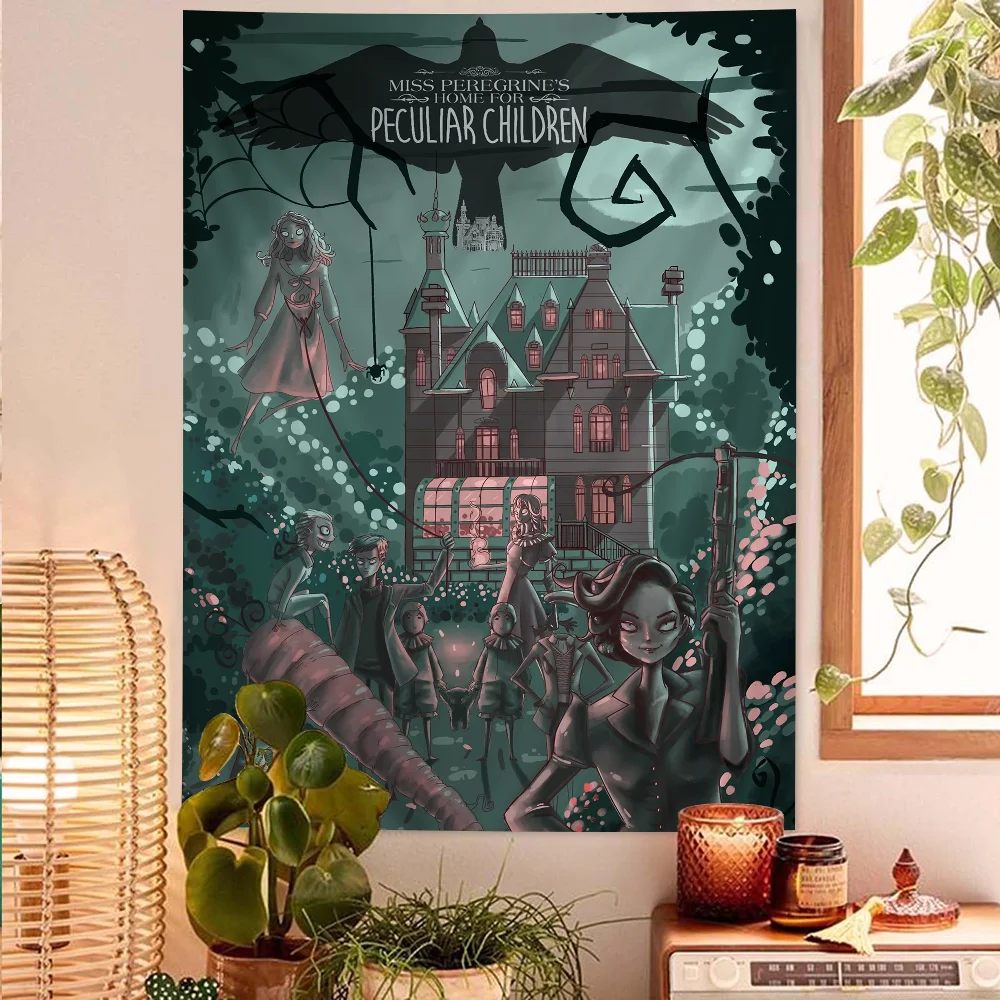 

Miss Peregrine's Home For Peculiar Children Movie Sticky Posters Whitepaper Sticker DIY Room Bar Cafe Posters Wall Stickers