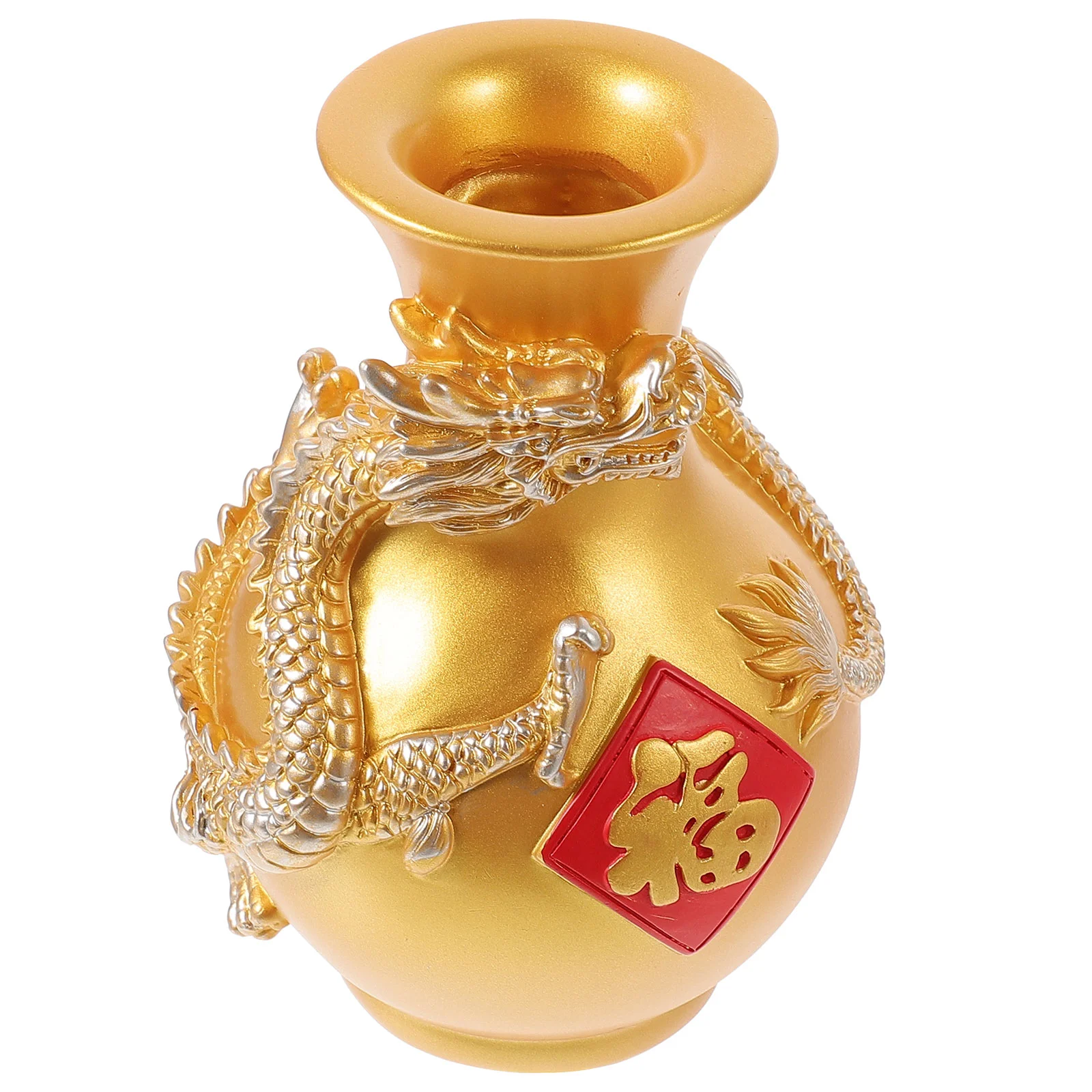 Resin Dragon  Vase Decoration Flower Arrangement Vase Flower Vase Desktop Flower Container dragon vase