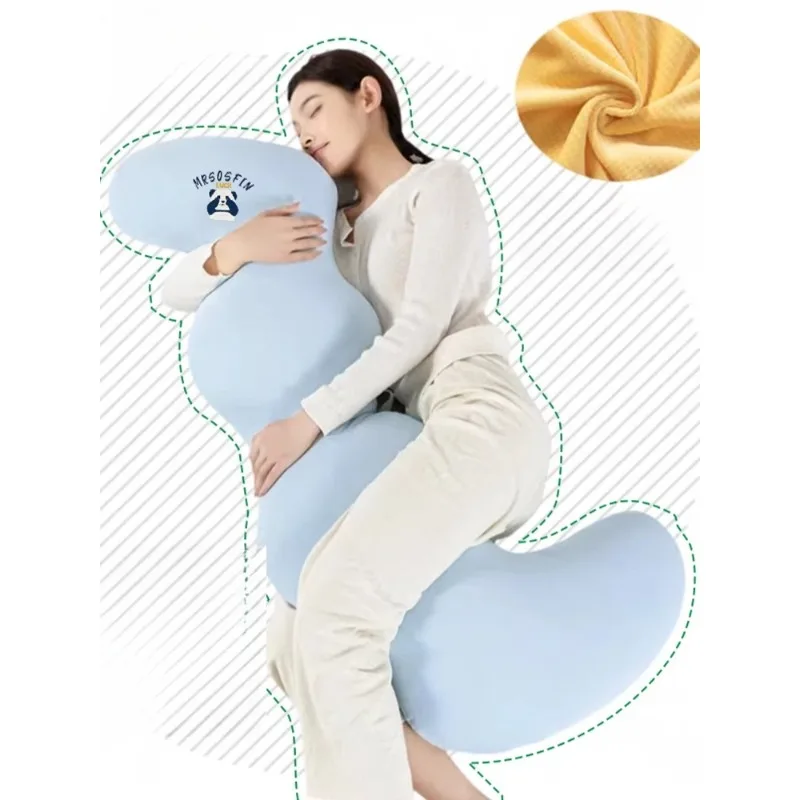 Full Body Pregnancy Pillow S-Shaped Sleeping Pillow Maternity Support Bolster Leg Sandwich Cushion Large Long Body Pillow