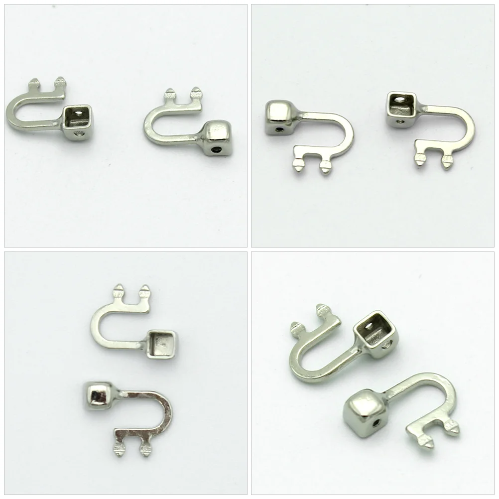 Staffa per nasello inseribile in metallo per occhiali Parti di riparazione per occhiali Supporto in argento Anti confortevole Vestibilità vari