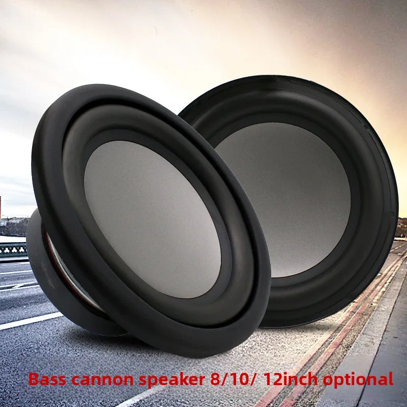 Image 3: Haut-parleur de subwoofer de voiture utile de 8/10/12 pouces, haut-parleur audio super basse fréquence pour la modification audio automobile