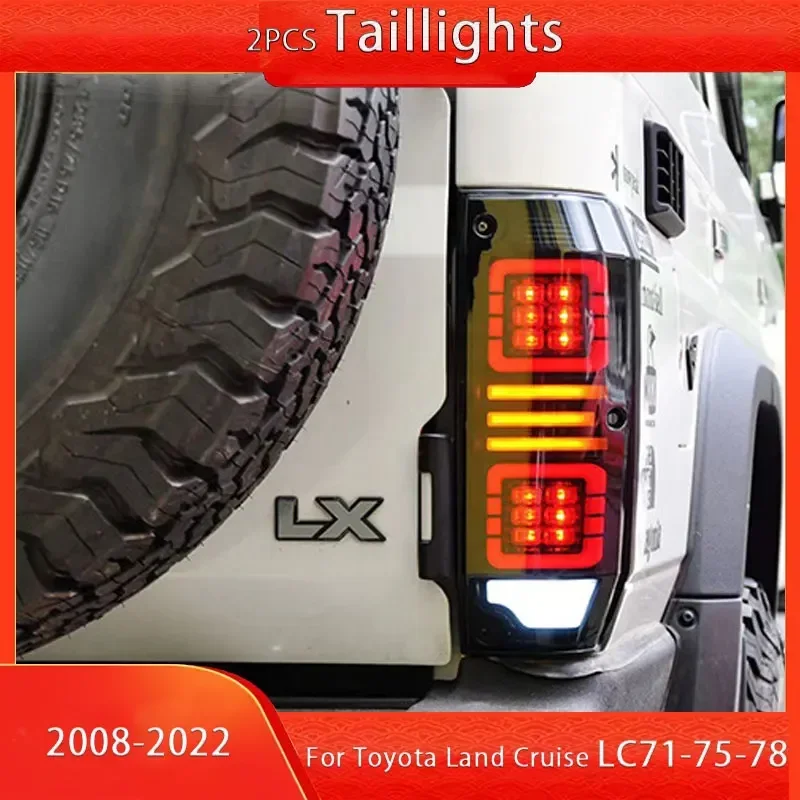 

Car LED Taillight For Toyota Land Cruiser LC70 LC71 LC76 LC77 LC78 Rear Running Lamp Brake Reverse Dynamic Turn Signal Taillight