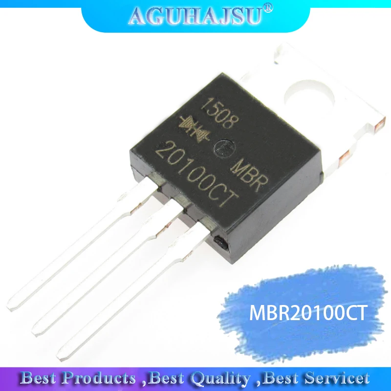 10PCS MBR20100CT   MBR20100 TO220 20100CT molewei Schottky rectifier diode 20A 100V TO-220 package