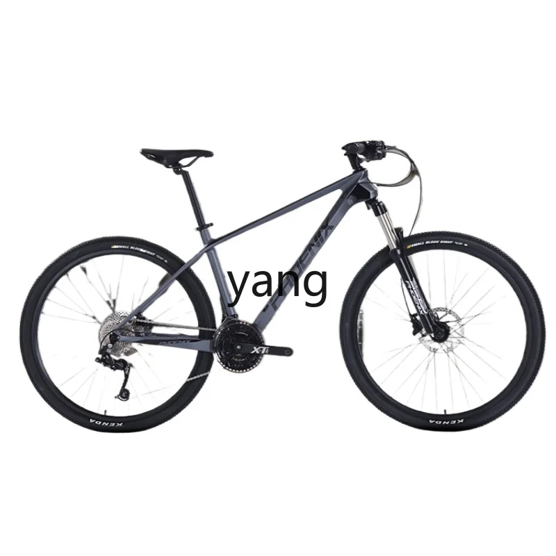 

L'm'm Carbon Fiber Mountain Bike Men's and Women's Oil Disc 30 Speed Variable Speed Off-Road Ultra Light Adult Bike