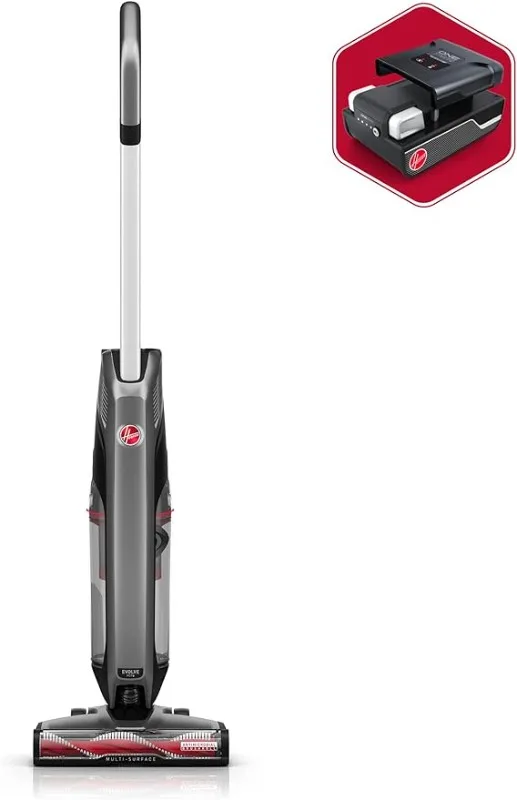 

Hoover ONEPWR Evolve Pet Cordless Small Upright Vacuum Cleaner, Lightweight Stick Vac, For Carpet and Hard Floor, BH53422V, Blac