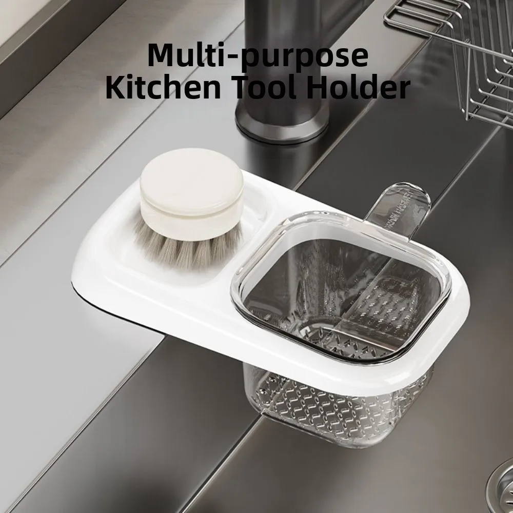 

2Pcs Suction Cup Sink Strainer Basket Creative Detachable Kitchen Garbage Filter Multifunctional Quickly Drain