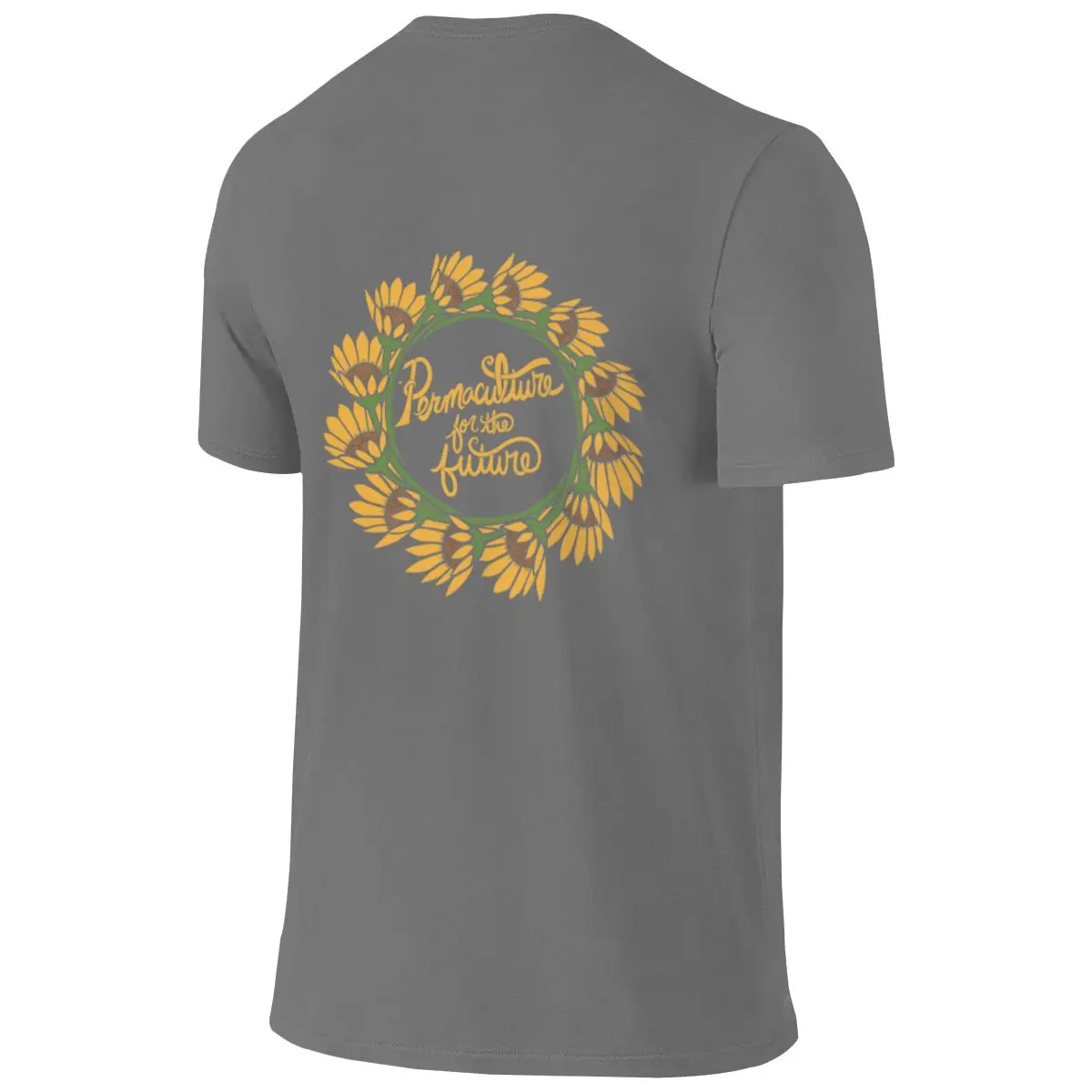 Permaculture For The Future Nude Feeling Reversible T-shirt Fresh Girlish Feeling Lazy Feeling Cotton Tee