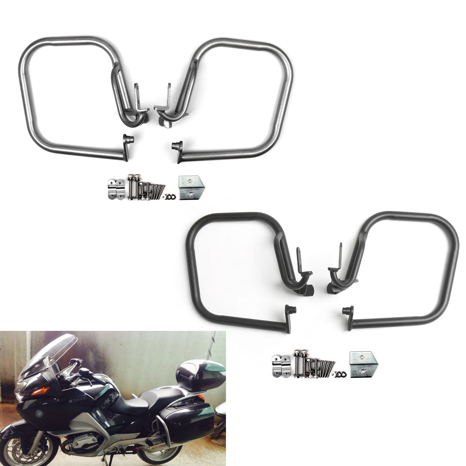 

Areyourshop Crashbars Crash bars Trunk Protection For BMW R1200RT R 1200RT 2005 06 07 08 09 10 11 12 2013