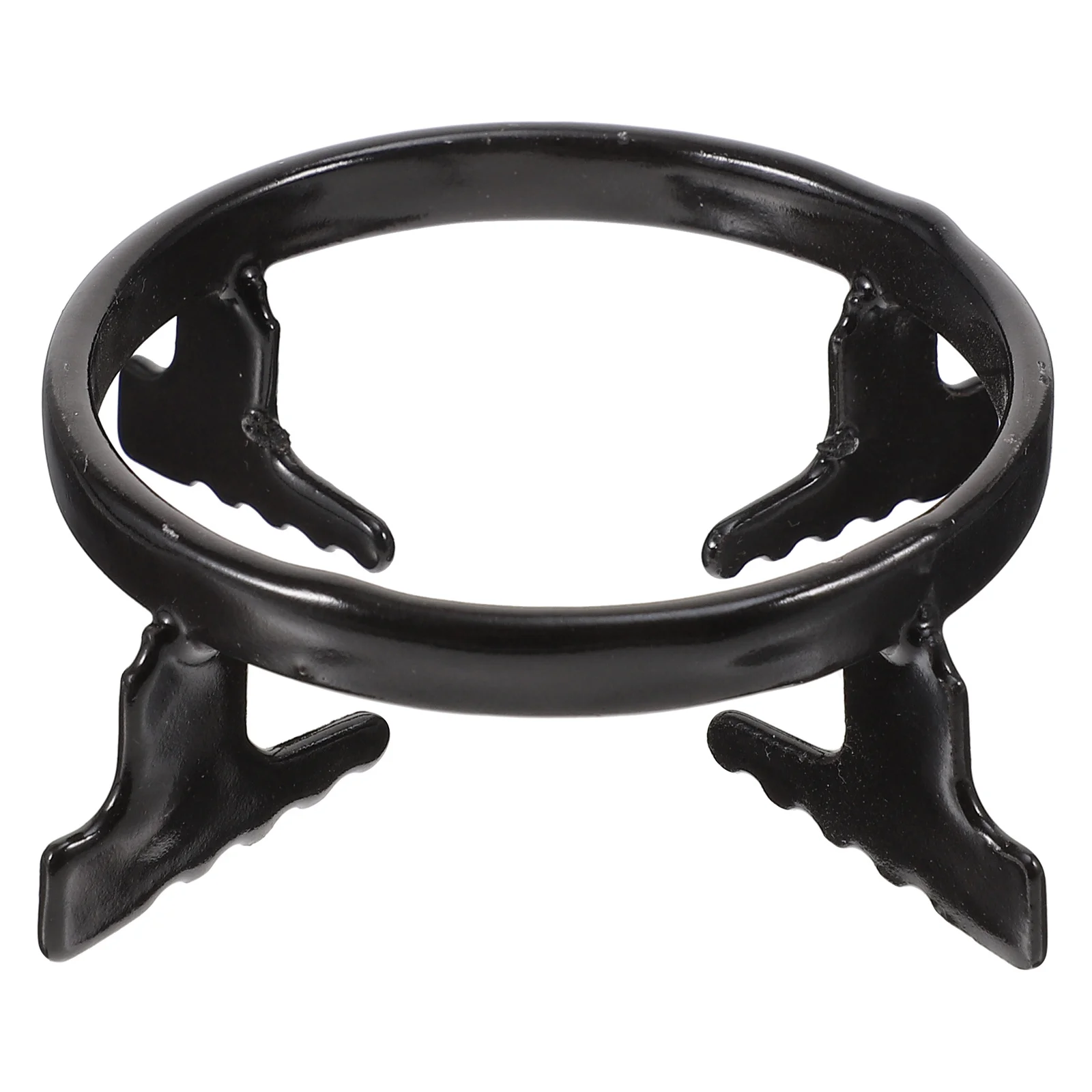

1Pcs Pot Stand Gas Cooker Holder Iron Stove Stand for Home Use Black Gas Stove Rack Wok