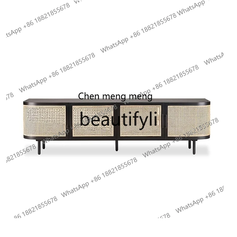 Reception living room TV cabinet model room, Nordic simplicity, dining side cabinet  R